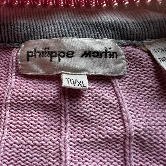 Vintage 90’s Varsity Style Cable K nit V-neck Sweater - Picture 5 of 13